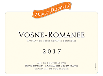 Domaine David Duband - Vosne-Romanée - Rouge - 2017