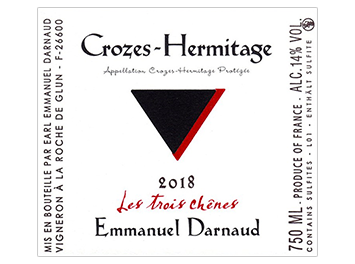 Domaine Emmanuel Darnaud - Crozes-Hermitage - Les Trois Chênes - Rouge - 2018