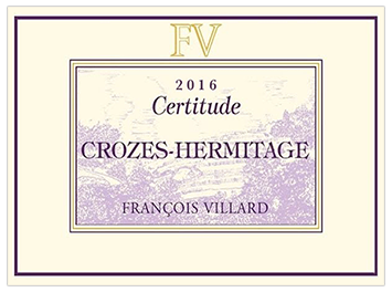 Domaine François Villard - Crozes-Hermitage - Certitude - Rouge - 2016