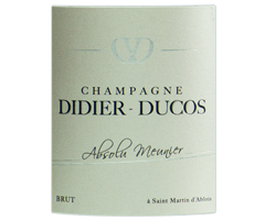 Champagne Didier Ducos - Champagne - Brut Absolu Meunier - Blanc