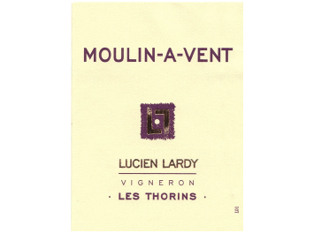 Lucien Lardy - Moulin à vent - Les Thorins - Rouge - 2013