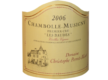 Domaine Perrot Minot - Chambolle-Musigny 1er Cru - Les Baudes Vieilles Vignes Rouge 2006