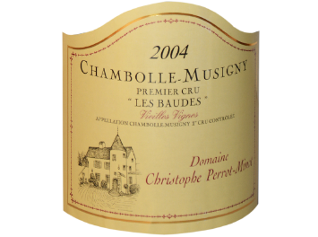 Domaine Perrot Minot - Chambolle-Musigny 1er Cru - Les Baudes Vieilles Vignes Rouge 2004