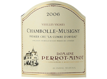 Domaine Perrot Minot - Chambolle-Musigny 1er Cru - La Combe d'Orveau Vieilles Vignes - Rouge - 2006