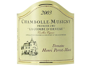 Domaine Perrot Minot - Chambolle-Musigny 1er Cru - La Combe d'Orveau Vieilles Vignes Rouge 2003