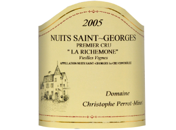 Domaine Perrot Minot - Nuits-Saint-Georges 1er Cru - Magnum La Richemone Vieilles Vignes Rouge 2005