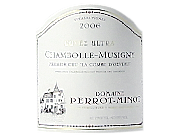 Domaine Perrot Minot Chambolle-Musigny 1er Cru La Combe d'Orveau V. V. Ultra - Rouge - 2006