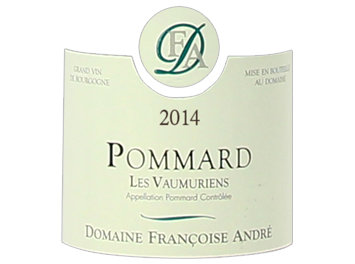 Domaine Françoise André - Pommard - Les Vaumuriens - Rouge - 2014