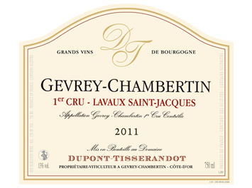 Dupont-Tisserandot - Gevrey-Chambertin 1er Cru - Lavaux Saint-Jacques - Rouge - 2011