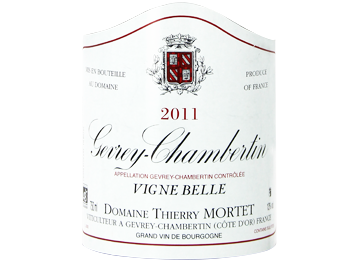 Domaine Thierry Mortet - Gevrey-Chambertin - Vigne Belle - Rouge - 2011