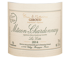 Domaine Eric et Catherine Giroud - Mâcon - Les Crêts - Blanc - 2014