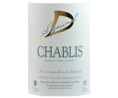 Domaine Daniel Seguinot - Chablis - Blanc - 2014