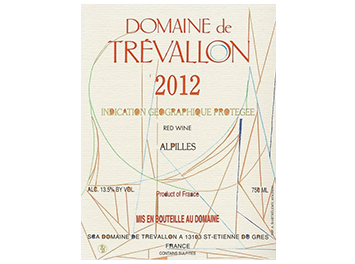 Domaine de Trévallon - IGP Alpilles - Rouge - 2012