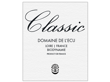 Domaine de l'écu  - Muscadet Sèvre et Maine - Classic - Blanc - 2015