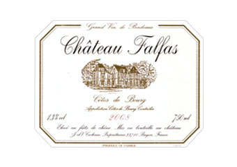 Château Falfas - Côtes de Bourg -  Rouge 2008