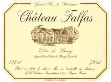 Château Falfas - Côtes de Bourg - Rouge - 2010