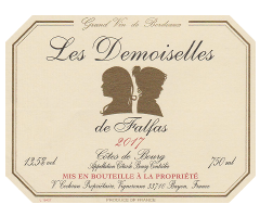 Château Falfas - Côtes de Bourg - Les Demoiselles de Falfas - Rouge - 2017