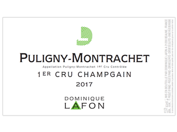 Dominique Lafon - Puligny-Montrachet 1er Cru - Champ Gain - Blanc - 2017