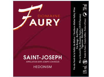 Domaine Faury - Saint-Joseph  - Hedonism - Rouge - 2014