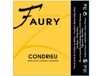 Domaine Faury - Condrieu - La Berne - Blanc - 2015