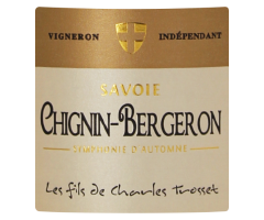 Les Fils de Charles Trosset - Vin de Savoie Chignin Bergeron - Symphonie d'Automne - Blanc - 2016