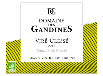 Domaine des Gandines - Viré-Clessé - Terroir de Clessé - Blanc - 2015