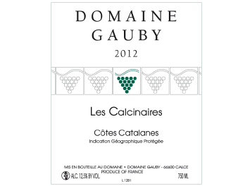 Domaine Gauby - IGP Côtes Catalanes - Les Calcinaires - Blanc - 2012