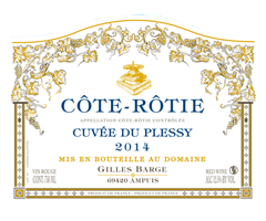 Domaine Gilles Barge - Côte Rôtie - Cuvée du Plessy - Rouge - 2014