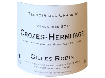 Gilles ROBIN - Crozes-Hermitage - Terroir des Chassis - Rouge - 2015