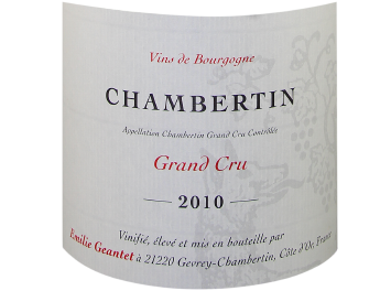 Emilie Geantet - Chambertin Grand Cru - Rouge - 2010