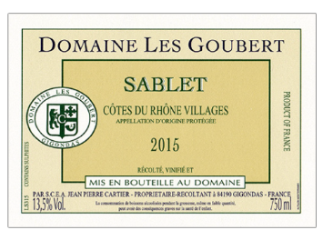 Domaine Les Goubert - Côtes du Rhône Villages - Sablet - Blanc - 2015