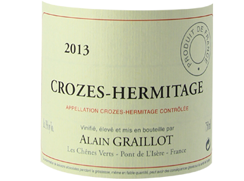 Domaine Alain Graillot - Crozes Hermitage - Rouge - 2013