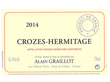 Domaine Alain Graillot - Crozes-Hermitage - Rouge - 2014