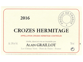 Domaine Alain Graillot - Crozes-Hermitage - Rouge - 2016