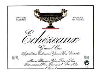 Gros Frère et soeur - Echézeaux Grand Cru - Rouge 2011