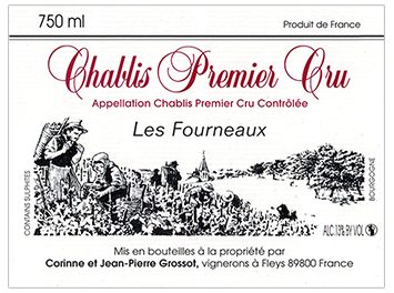 Domaine Grossot - Chablis 1er cru - Les Fourneaux - Blanc - 2017