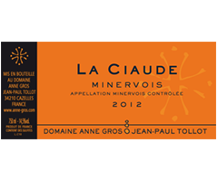 Domaine Gros-Tollot - Minervois - La Ciaude - Rouge - 2012