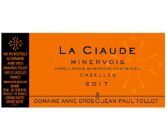 Domaine Gros-Tollot - Minervois - La Ciaude - Rouge - 2017