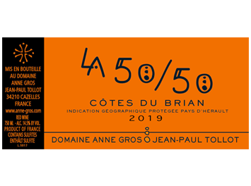 Domaine Anne Gros & Jean-Paul Tollot - Côtes du Brian IGP - Le 50/50 - Rouge - 2019