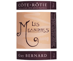 Domaine Guy BERNARD - Côte Rôtie - Les Méandres - Rouge - 2015