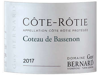 Domaine Guy BERNARD - Côte Rôtie - Coteau de Bassenon - Rouge - 2017