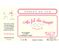 Verget du Sud - Vin de France - Au fil du Temps - Magnum - Red