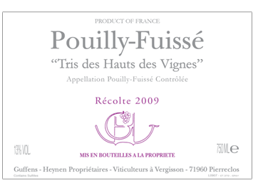 Domaine Guffens-Heynen - Pouilly-Fuissé - Tris des Hauts des Vignes - Blanc - 2009