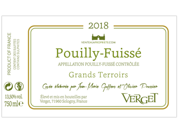 Verget - Pouilly-Fuissé - Grands Terroirs - Blanc - 2018