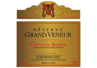 Domaine Grand Veneur - Côtes du Rhône - Réserve Blanc 2009