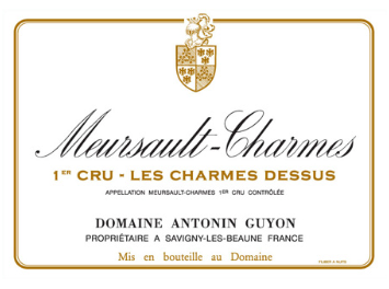 Domaine Antonin Guyon - Meursault-Charmes Premier Cru - Les Charmes Dessus - Blanc - 2007