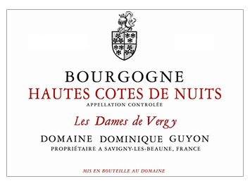 Domaine Dominique Guyon - Bourgogne Hautes Côtes de Nuits - Les Dames de Vergy - Rouge - 2018