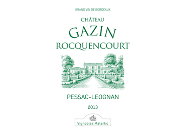 Château Gazin Rocquencourt - Pessac-Léognan - Blanc - 2013