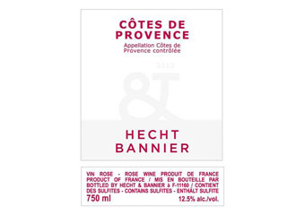 Hecht et Bannier - Côtes de Provence - Rosé - 2012