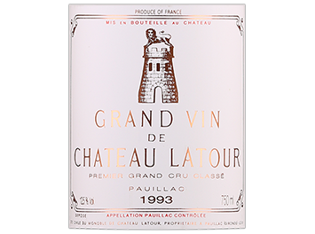 Château Latour - Pauillac - Rouge - 1993